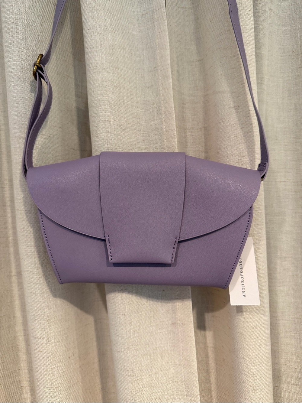 Anthropologie Lilac Crossbody Bag Purse NWT